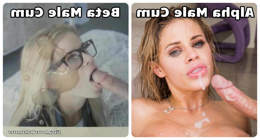 25P Alpha Male Cum VS Beta Male Cum