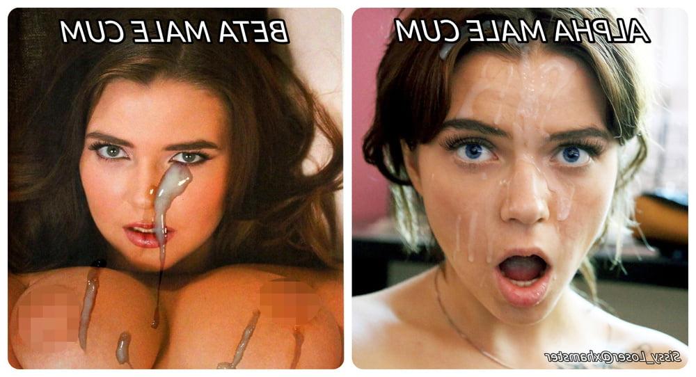 25P Alpha Male Cum VS Beta Male Cum