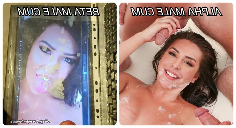 25P Alpha Male Cum VS Beta Male Cum