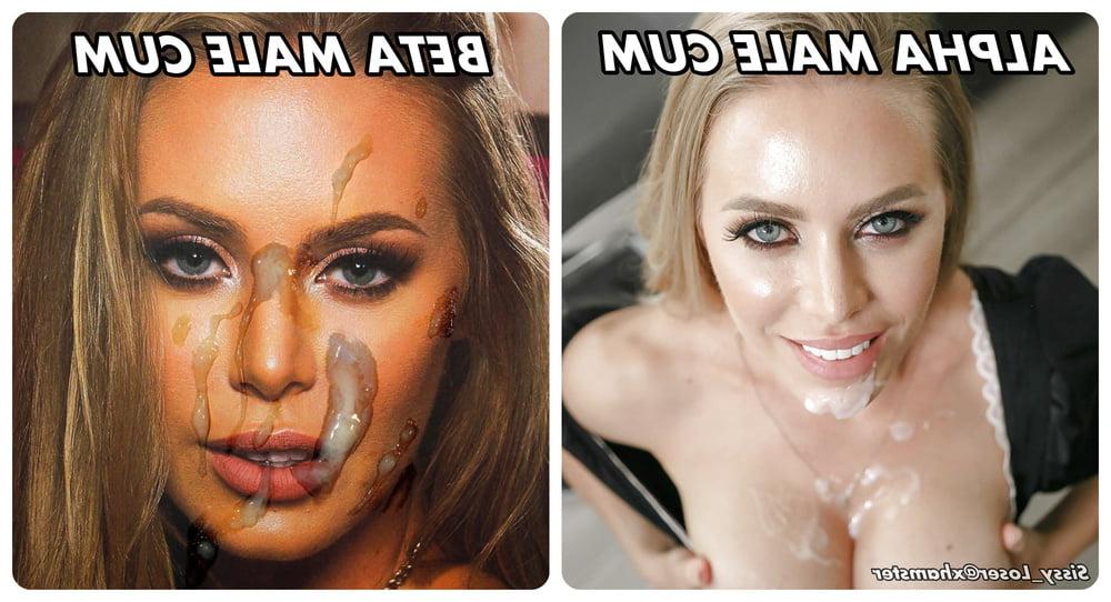 25P Alpha Male Cum VS Beta Male Cum