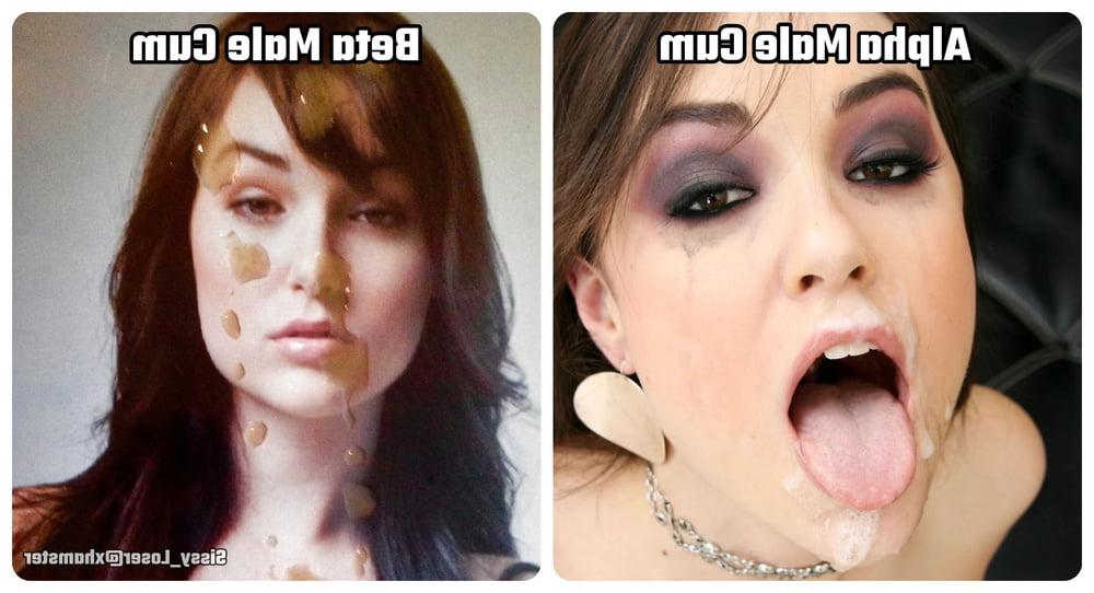 25P Alpha Male Cum VS Beta Male Cum