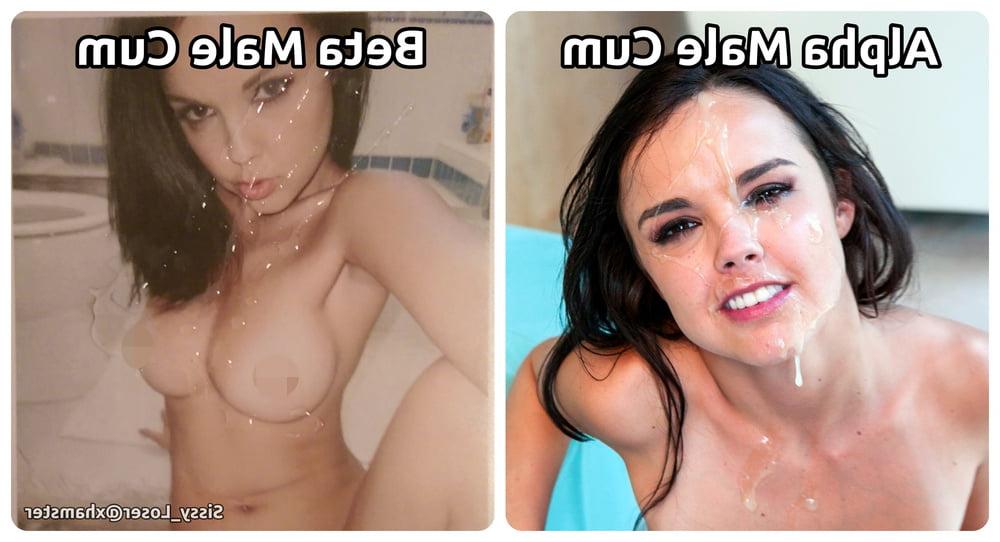 25P Alpha Male Cum VS Beta Male Cum