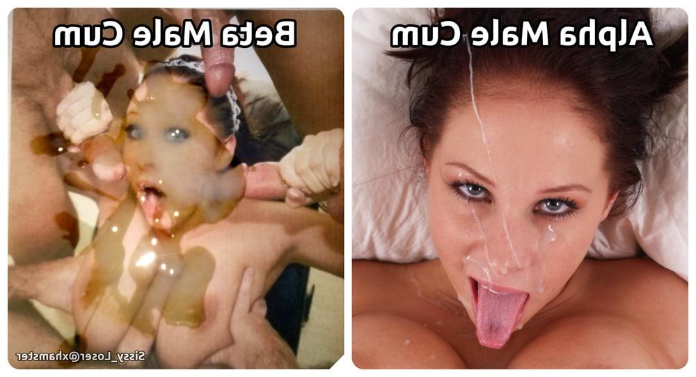 25P Alpha Male Cum VS Beta Male Cum