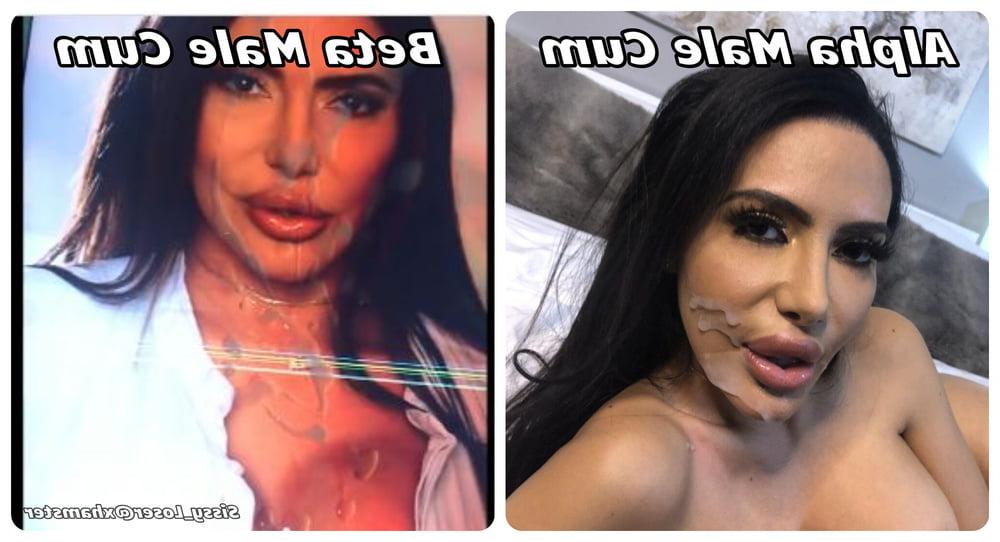 25P Alpha Male Cum VS Beta Male Cum