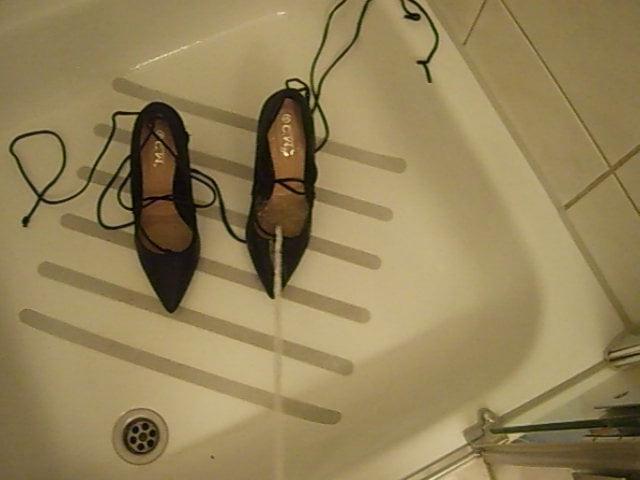 25P billige heels bepisst