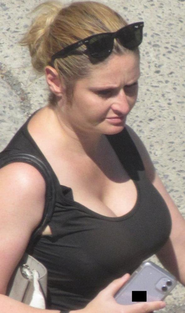 25P Street boobs 6