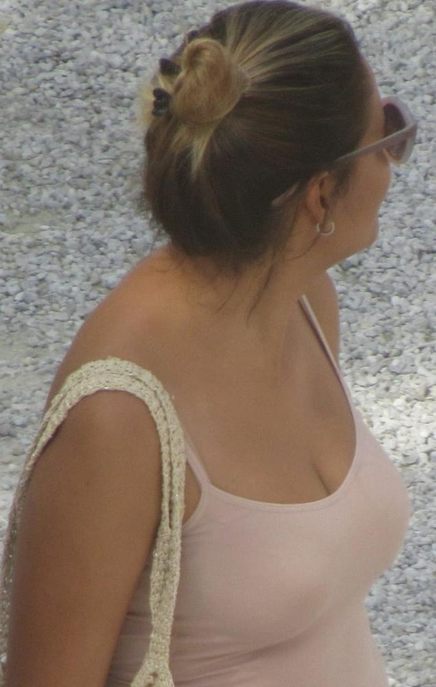 25P Street boobs 6