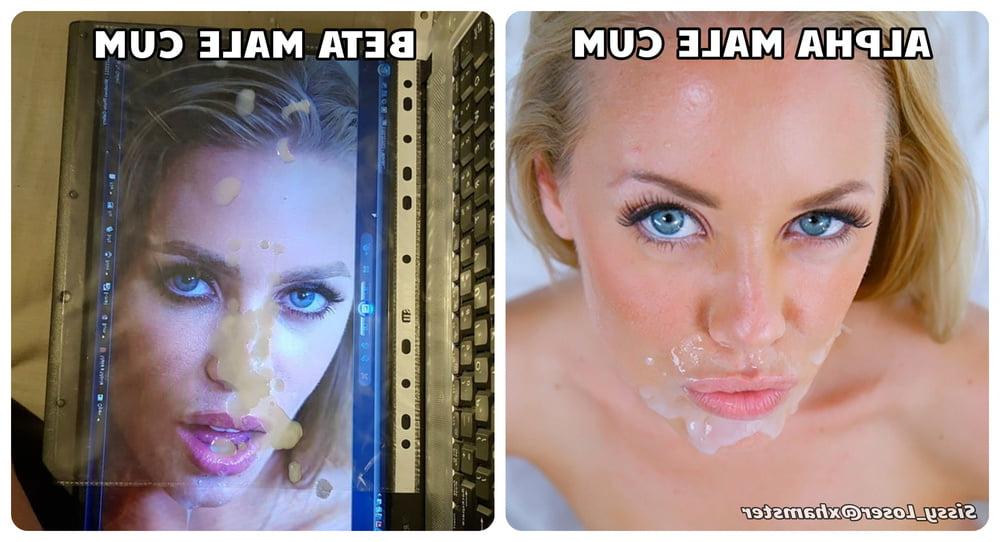 25P OUTTAKES Alpha Male Cum VS Beta Male Cum