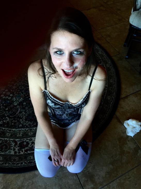 24P Slutty Brunette Milf Loves Hot Cum