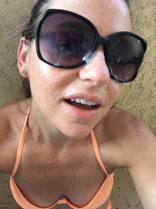 24P Slutty Brunette Milf Loves Hot Cum