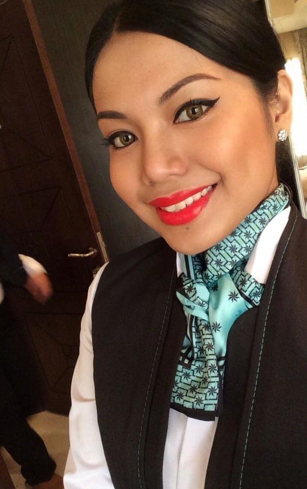 25P Malay Azalea Azmil flight attendant big boobs naked