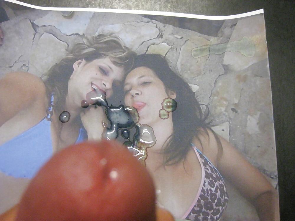 11P Gman Cum on Face of two Sexy Croatian Cumsluts