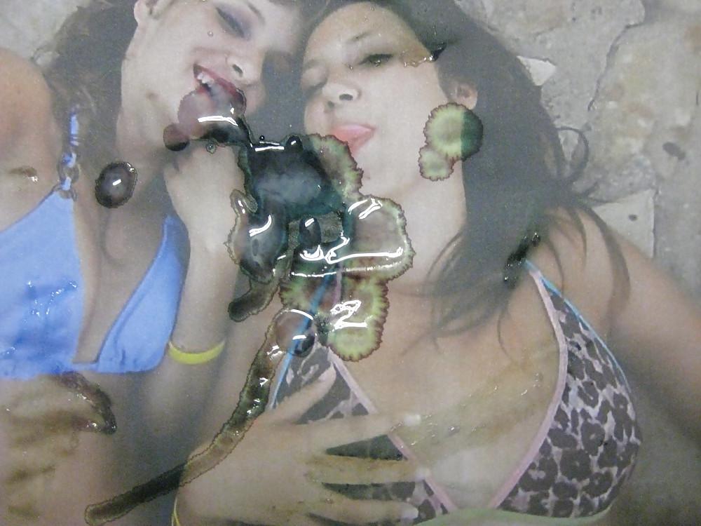 11P Gman Cum on Face of two Sexy Croatian Cumsluts