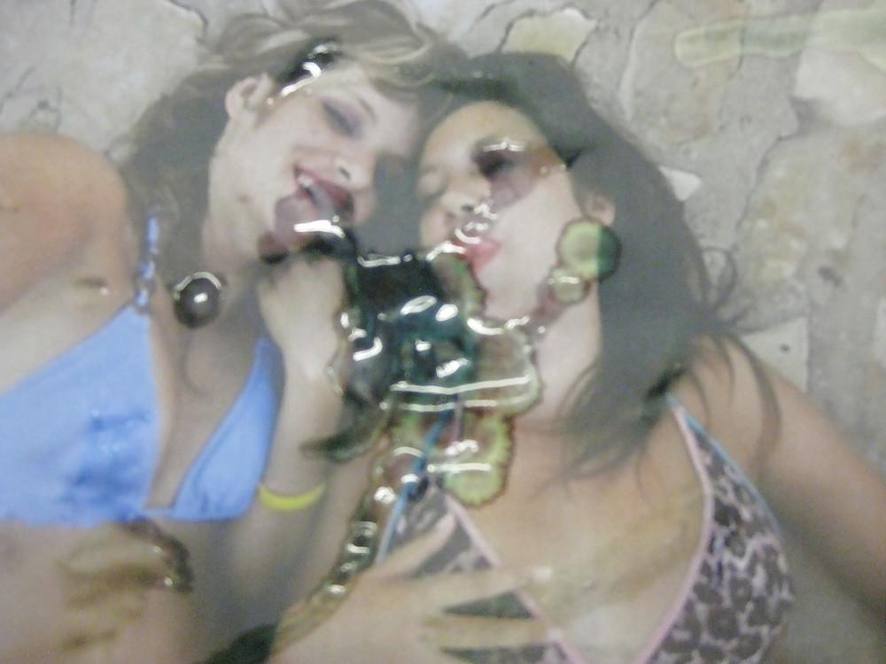 11P Gman Cum on Face of two Sexy Croatian Cumsluts