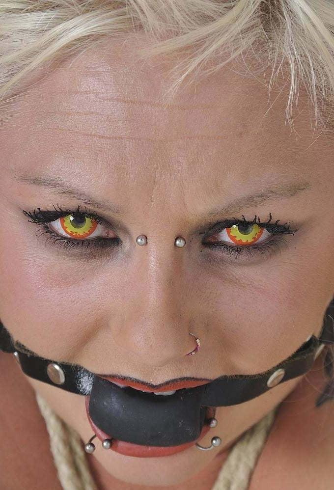 16P tied up blonde