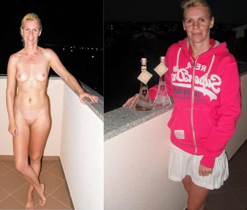 23P mature wives dressed undressed