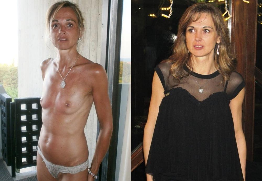 23P mature wives dressed undressed