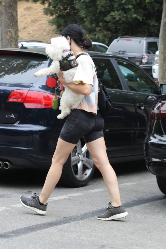 10P Lucy Hale  Booty in Camouflage Shorts