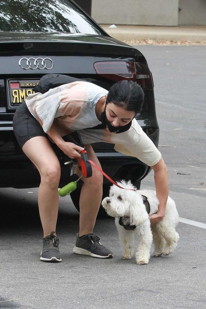 10P Lucy Hale  Booty in Camouflage Shorts