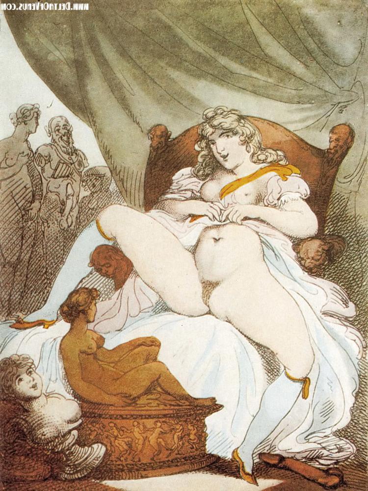 18P Erotic drawings by Thomas Rowlandson 1757 - 1827
