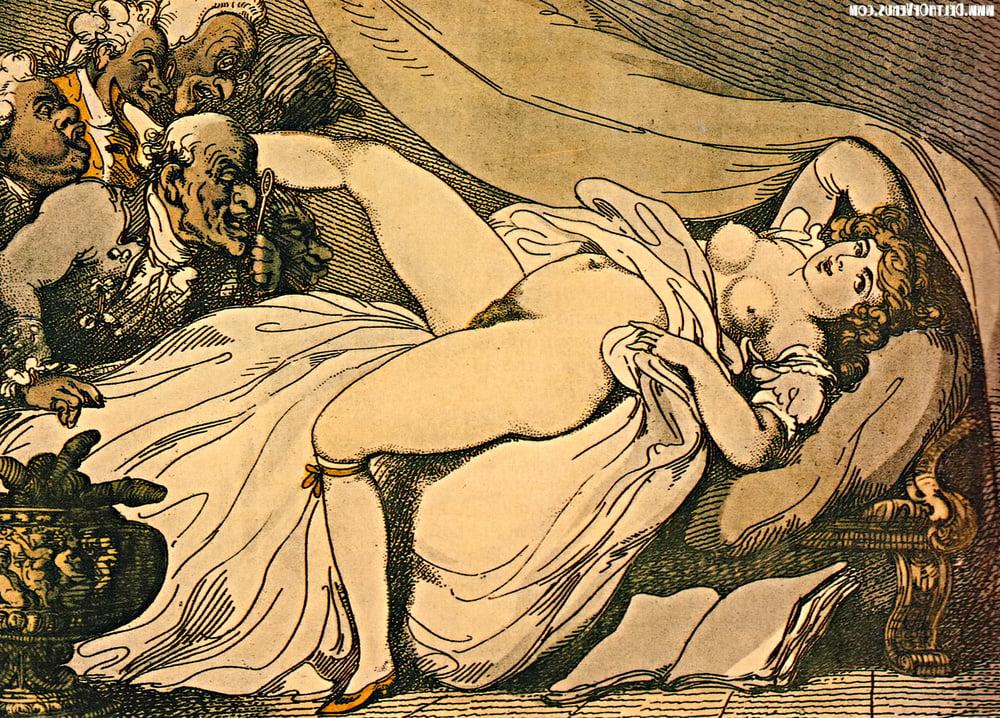 18P Erotic drawings by Thomas Rowlandson 1757 - 1827