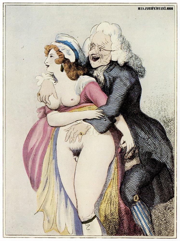 18P Erotic drawings by Thomas Rowlandson 1757 - 1827