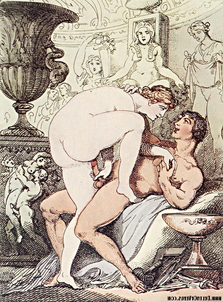 18P Erotic drawings by Thomas Rowlandson 1757 - 1827