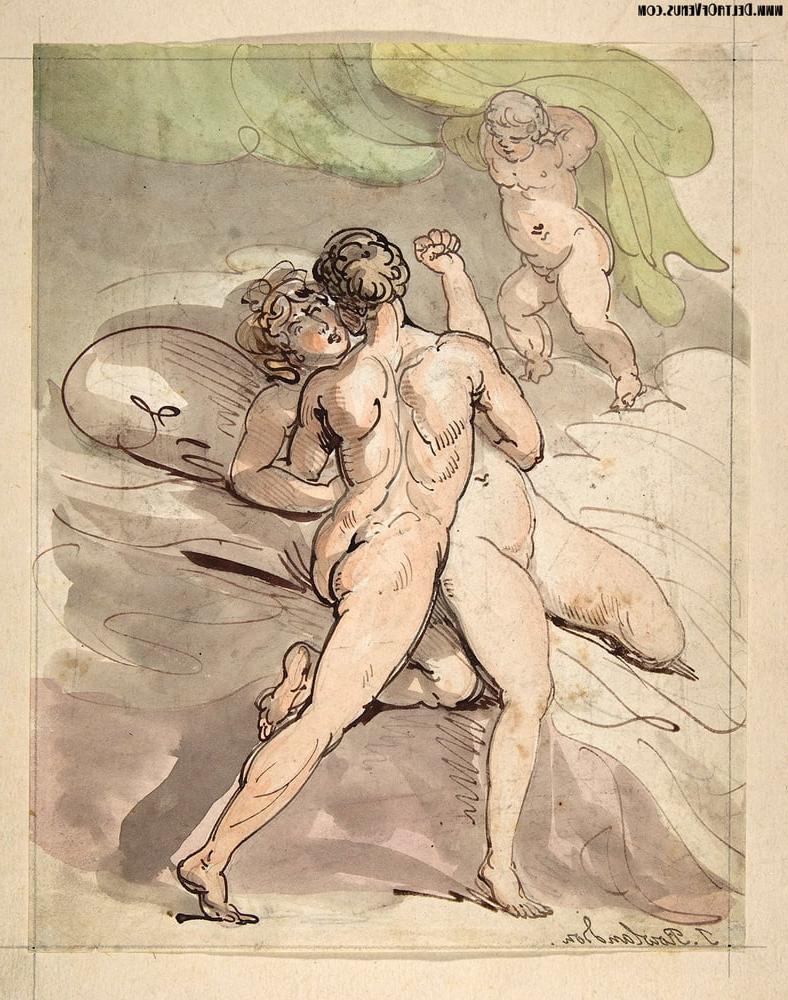 18P Erotic drawings by Thomas Rowlandson 1757 - 1827