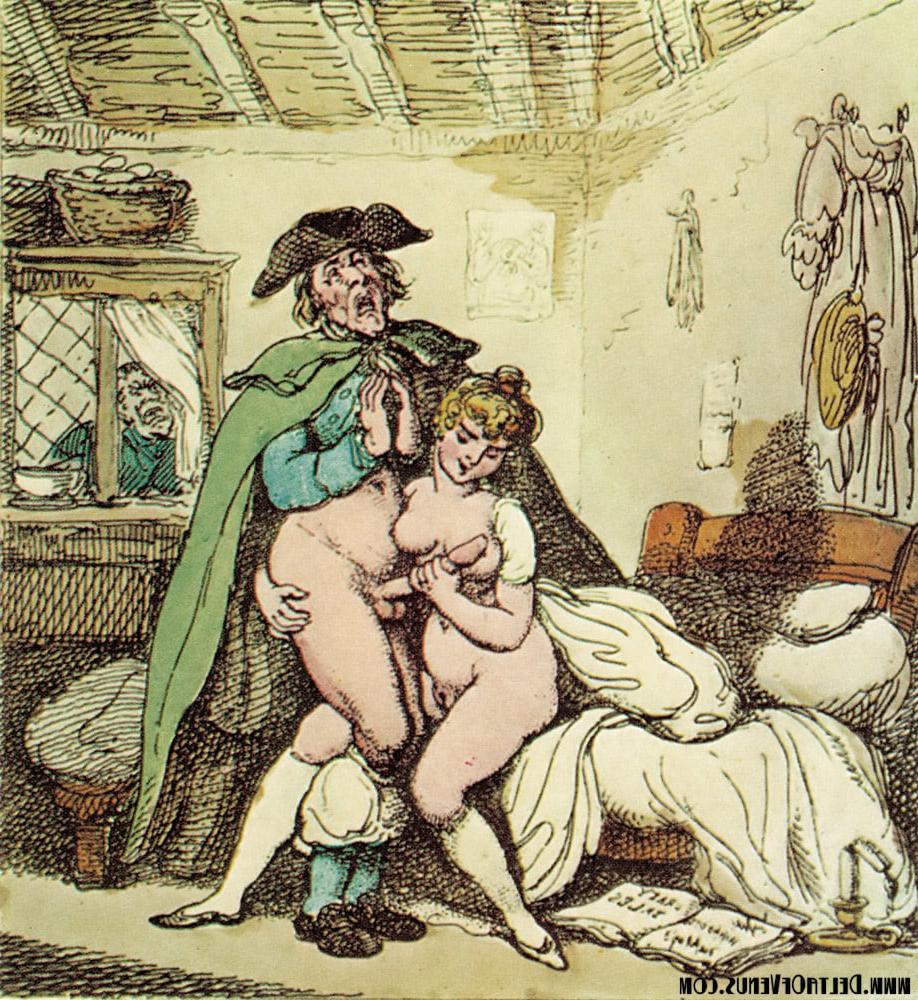 18P Erotic drawings by Thomas Rowlandson 1757 - 1827