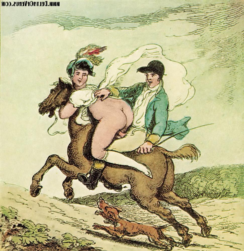 18P Erotic drawings by Thomas Rowlandson 1757 - 1827
