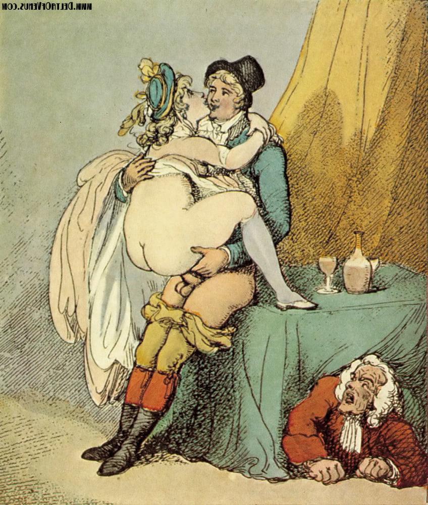 18P Erotic drawings by Thomas Rowlandson 1757 - 1827