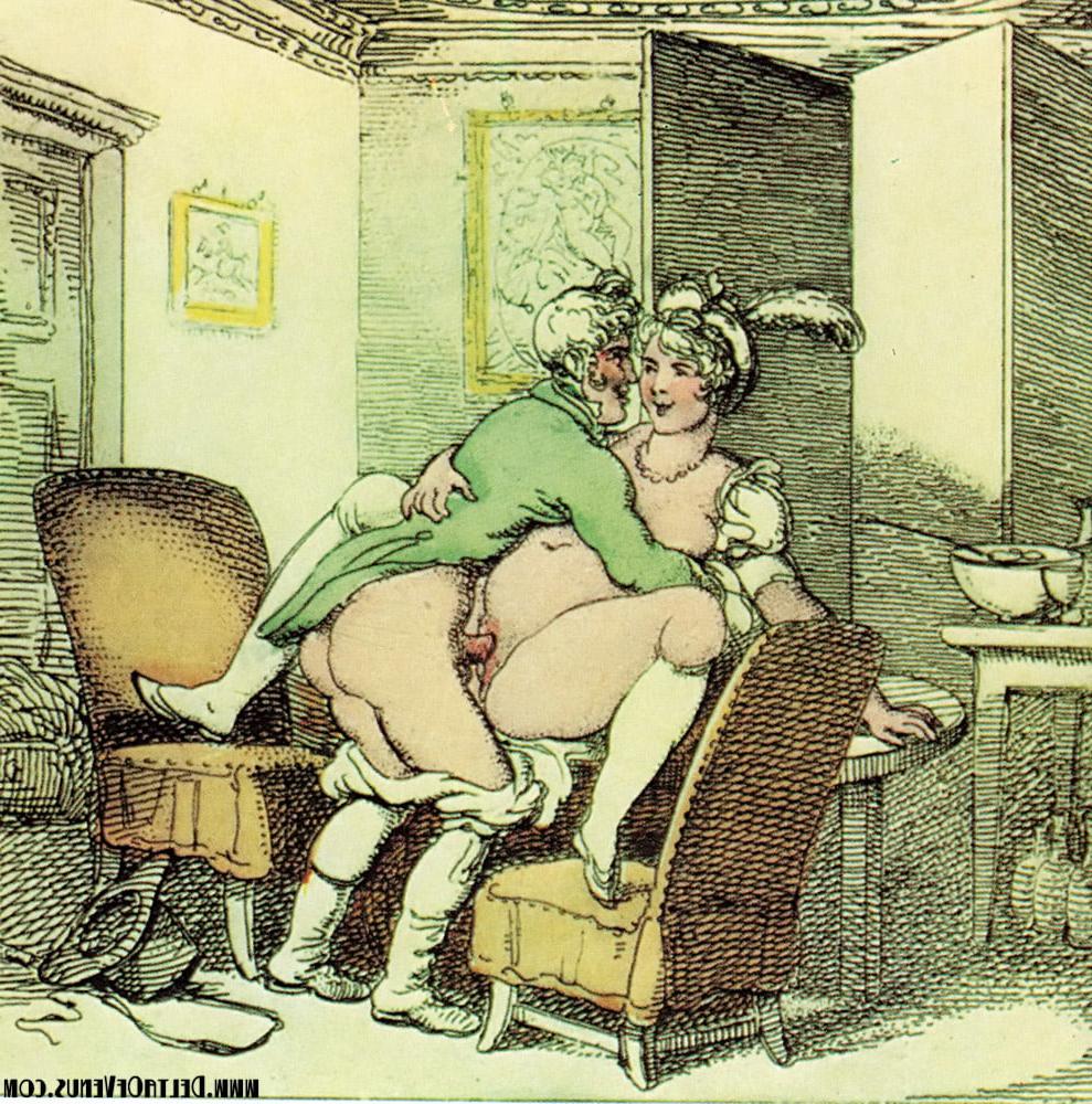 18P Erotic drawings by Thomas Rowlandson 1757 - 1827