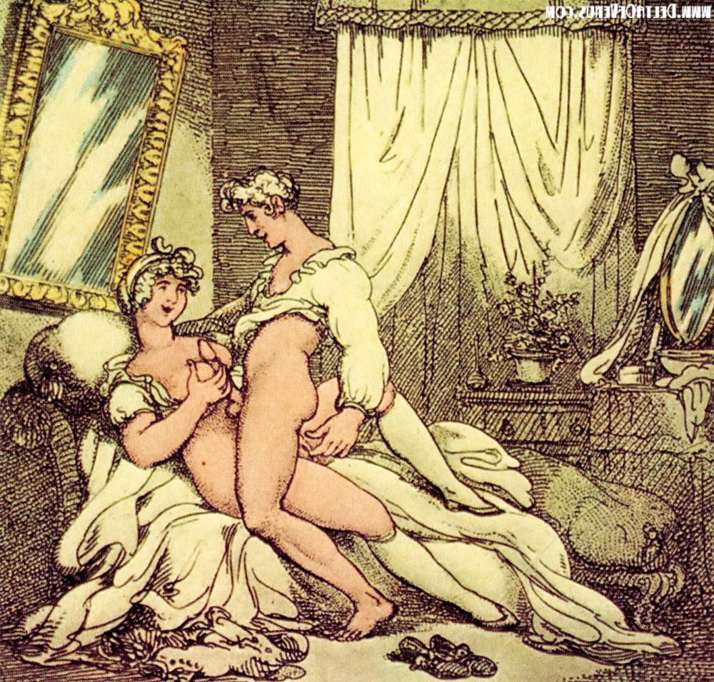 18P Erotic drawings by Thomas Rowlandson 1757 - 1827
