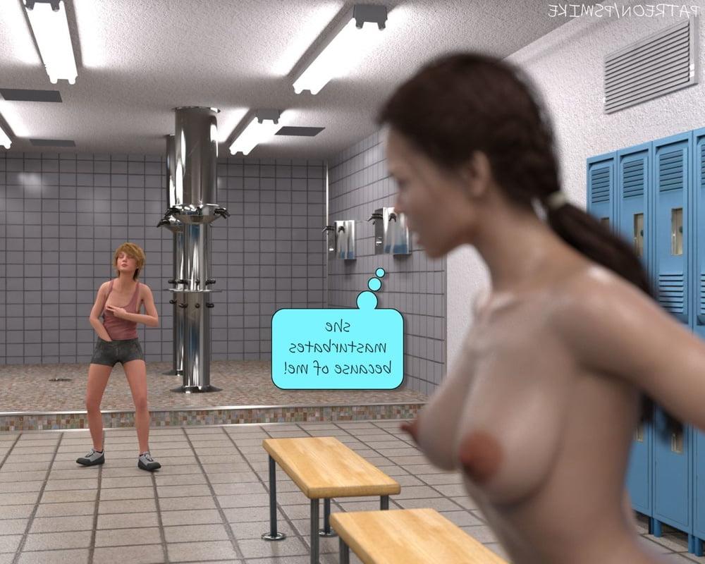 25P 3D Comics Locker Room Story