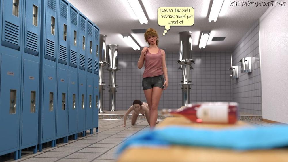 25P 3D Comics Locker Room Story