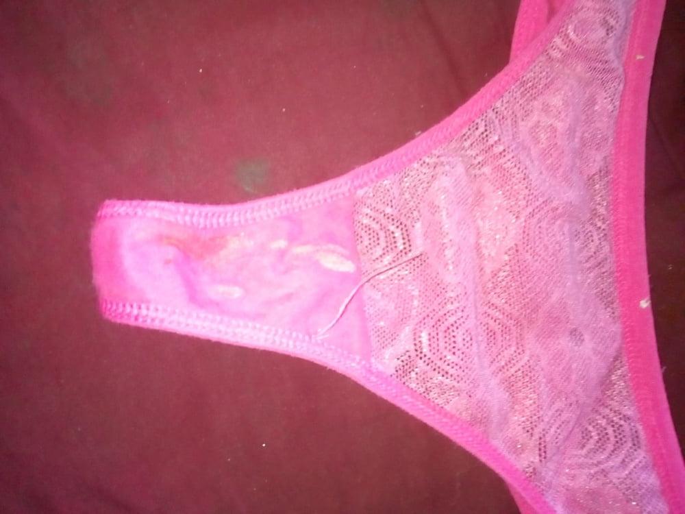25P Collection of mature women's thongs