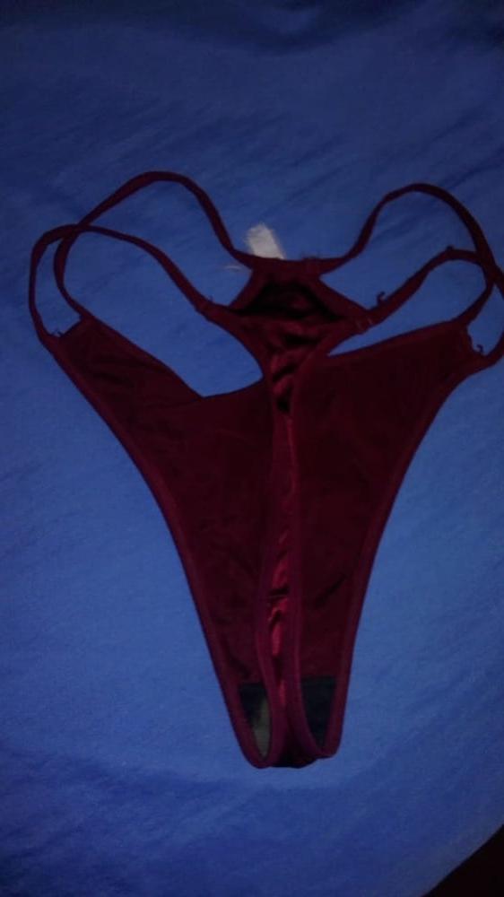25P Collection of mature women's thongs