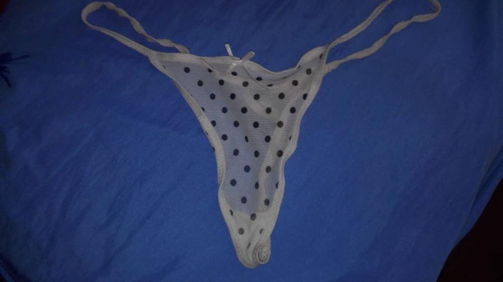 25P Collection of mature women's thongs