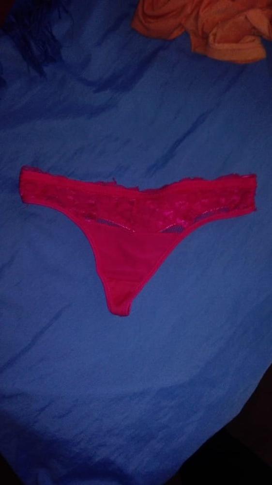 25P Collection of mature women's thongs