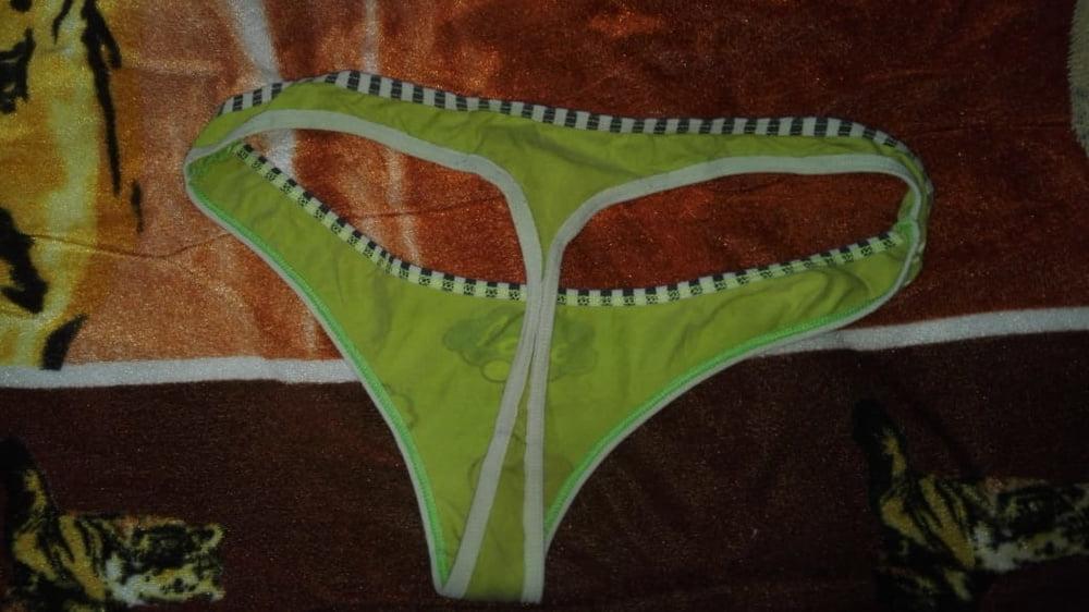 25P Collection of mature women's thongs