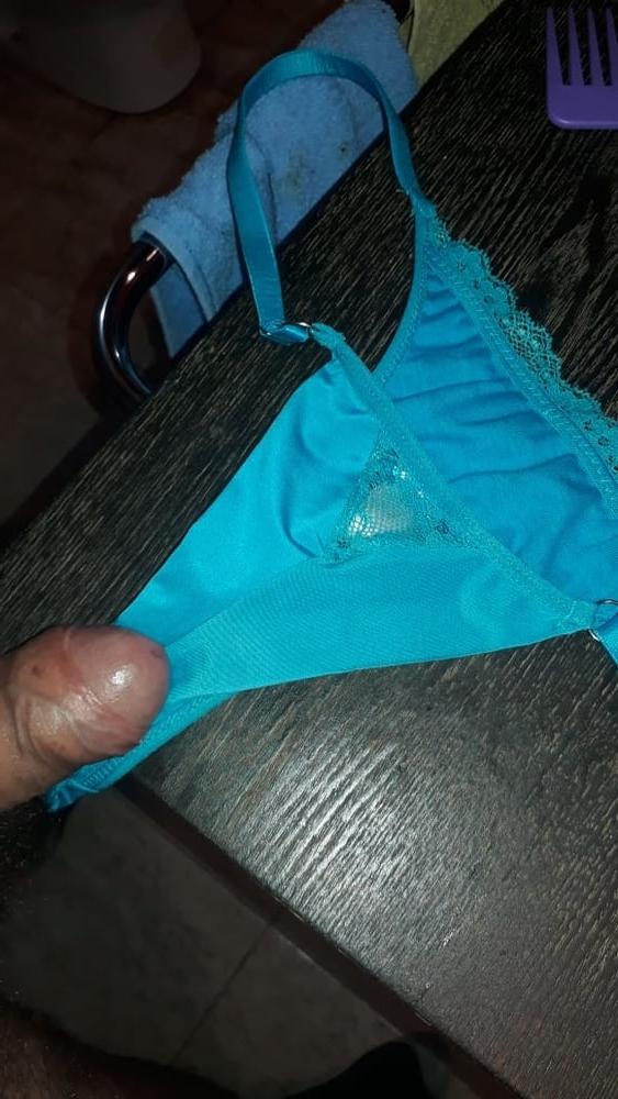 25P Collection of mature women's thongs