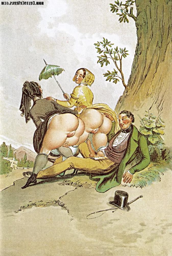 25P 19th Century Erotic drawings