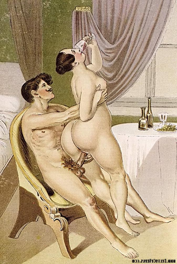 25P 19th Century Erotic drawings