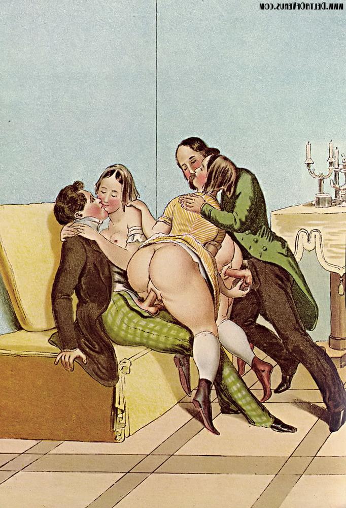 25P 19th Century Erotic drawings