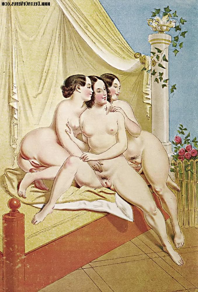 25P 19th Century Erotic drawings
