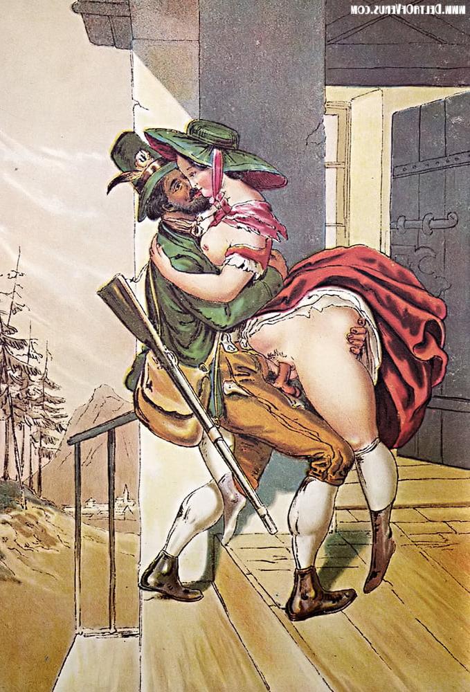 25P 19th Century Erotic drawings