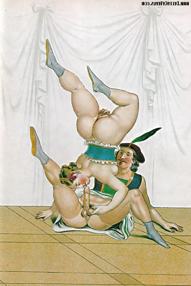 25P 19th Century Erotic drawings