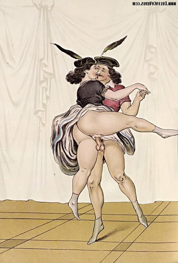 25P 19th Century Erotic drawings