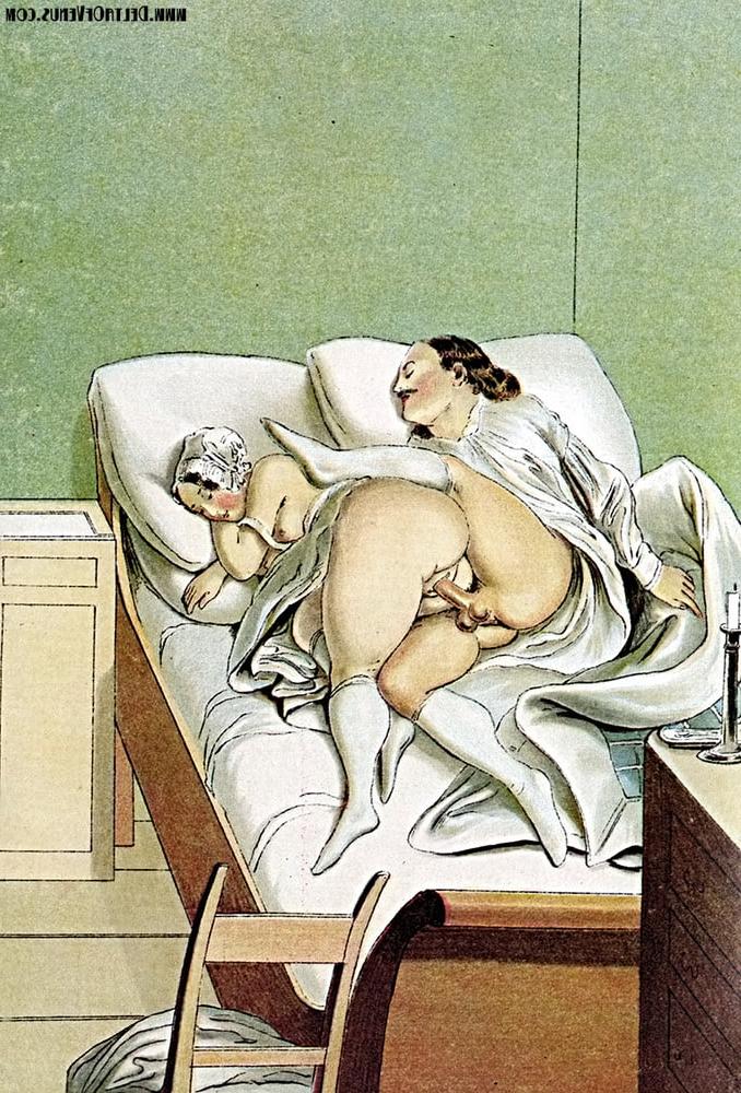 25P 19th Century Erotic drawings
