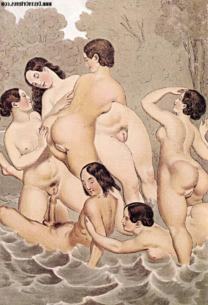 25P 19th Century Erotic drawings